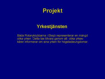 Projekt