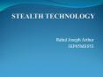STEALTH TECHNOLOGY PowerPoint PPT Presentation