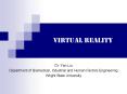 Virtual Reality PowerPoint PPT Presentation