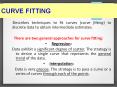CURVE FITTING PowerPoint PPT Presentation