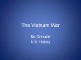 The Vietnam War PowerPoint PPT Presentation