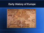 Early History of Europe