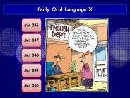 Daily Oral Language X