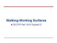 29 CFR Part 1910 Subpart D