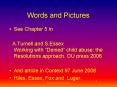 Words and Pictures PowerPoint PPT Presentation