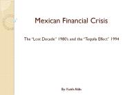 Mexican Financial Crisis