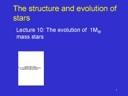 The structure and evolution of stars