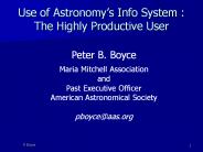 Use of Astronomy