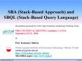 SBA (Stack-Based Approach) and SBQL (Stack-Based Query Language) PowerPoint PPT Presentation