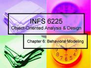 INFS 6225 Object-Oriented Analysis