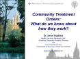 Community Treatment Orders: PowerPoint PPT Presentation