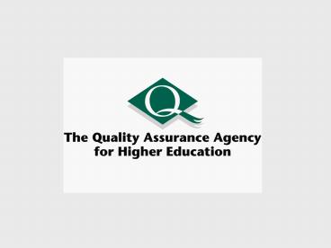 Quality Assurance and Quality Enhancement relationships and perspectives