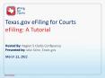 Texas.gov eFiling for Courts PowerPoint PPT Presentation