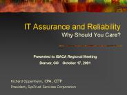 IT Assurance and Reliability