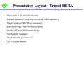 Presentation Layout - Tripod-BETA PowerPoint PPT Presentation