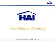 Installation Training