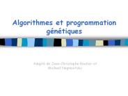 Algorithmes et programmation g