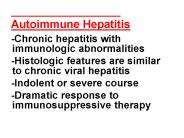 Autoimmune Hepatitis