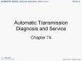 Automatic Transmission Diagnosis and Service PowerPoint PPT Presentation