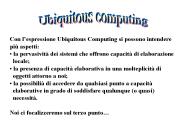 Ubiquitous computing