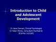 Introduction to Child and Adolescent Development PowerPoint PPT Presentation