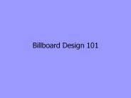 Billboard Design 101