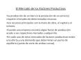 El Mercado de los Factores Productivos PowerPoint PPT Presentation