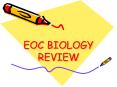 EOC BIOLOGY REVIEW PowerPoint PPT Presentation