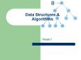 Data Structures PowerPoint PPT Presentation