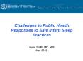 Challenges to Public Health Responses to Safe Infant Sleep Practices
