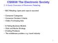 CS5038 The Electronic Society PowerPoint PPT Presentation