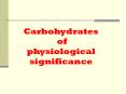 Carbohydrates PowerPoint PPT Presentation