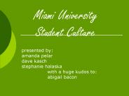Miami University Student Culture