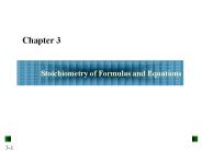 Stoichiometry of Formulas and Equations