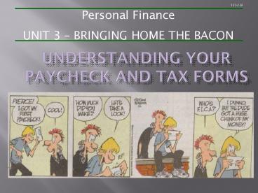 Understanding Your Paycheck and Tax Forms