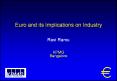 Euro and its Implications on Industry  Ravi Ramu  KPMG Bangalore PowerPoint PPT Presentation
