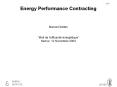 Energy Performance Contracting PowerPoint PPT Presentation