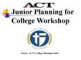 Junior Planning for College Workshop PowerPoint PPT Presentation