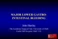 MAJOR LOWER GASTRO-INTESTINAL BLEEDING PowerPoint PPT Presentation