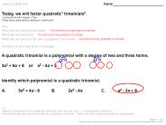 Algebra I 11.0