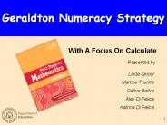 Geraldton Numeracy Strategy