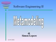 Software Engineering II