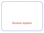 Boolean Algebra