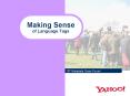Making Sense of Language Tags PowerPoint PPT Presentation