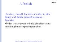 A Prelude