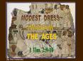 MODEST DRESS  THROUGH THE AGES PowerPoint PPT Presentation