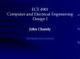 ECE 4901 Computer and Electrical Engineering Design I John Chandy http://ecesd.engr.uconn.edu PowerPoint PPT Presentation