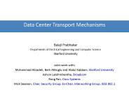 Data Center Transport Mechanisms