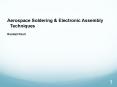 Aerospace Soldering PowerPoint PPT Presentation