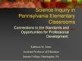 Science Inquiry in Pennsylvania Elementary Classrooms PowerPoint PPT Presentation